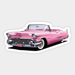 Pink Classic Barbie Car Sticker